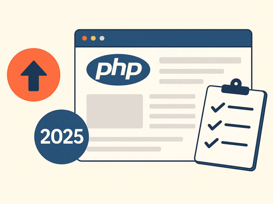 Zmiany dotyczące wymogów PHP na stronach www